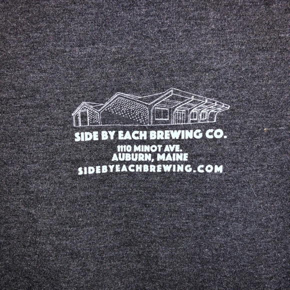 Brewery T Shirt, Side By Each Brewing Co, Maine - Picture 2 of 3